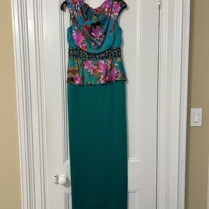 St. John’s Knit evening gown